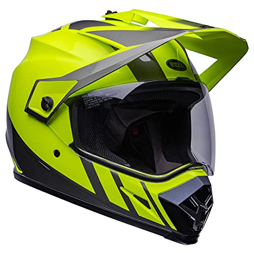 Bell MX-9 Adventure MIPS Helmet (Dash Hi-Viz Yellow/Gray) - Small