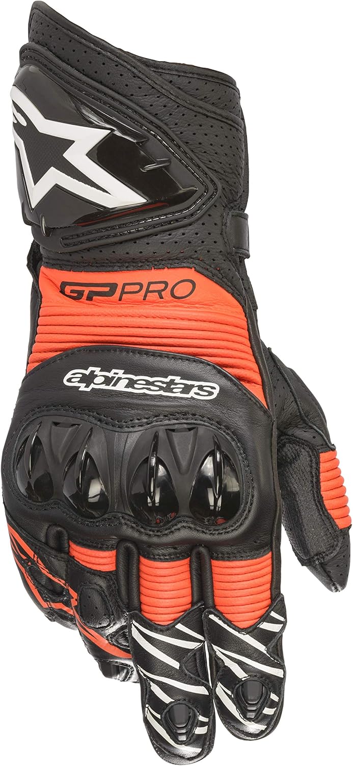 Alpinestars GP PRO R3 Motorcycle Gloves (Black/Red) - 3XL