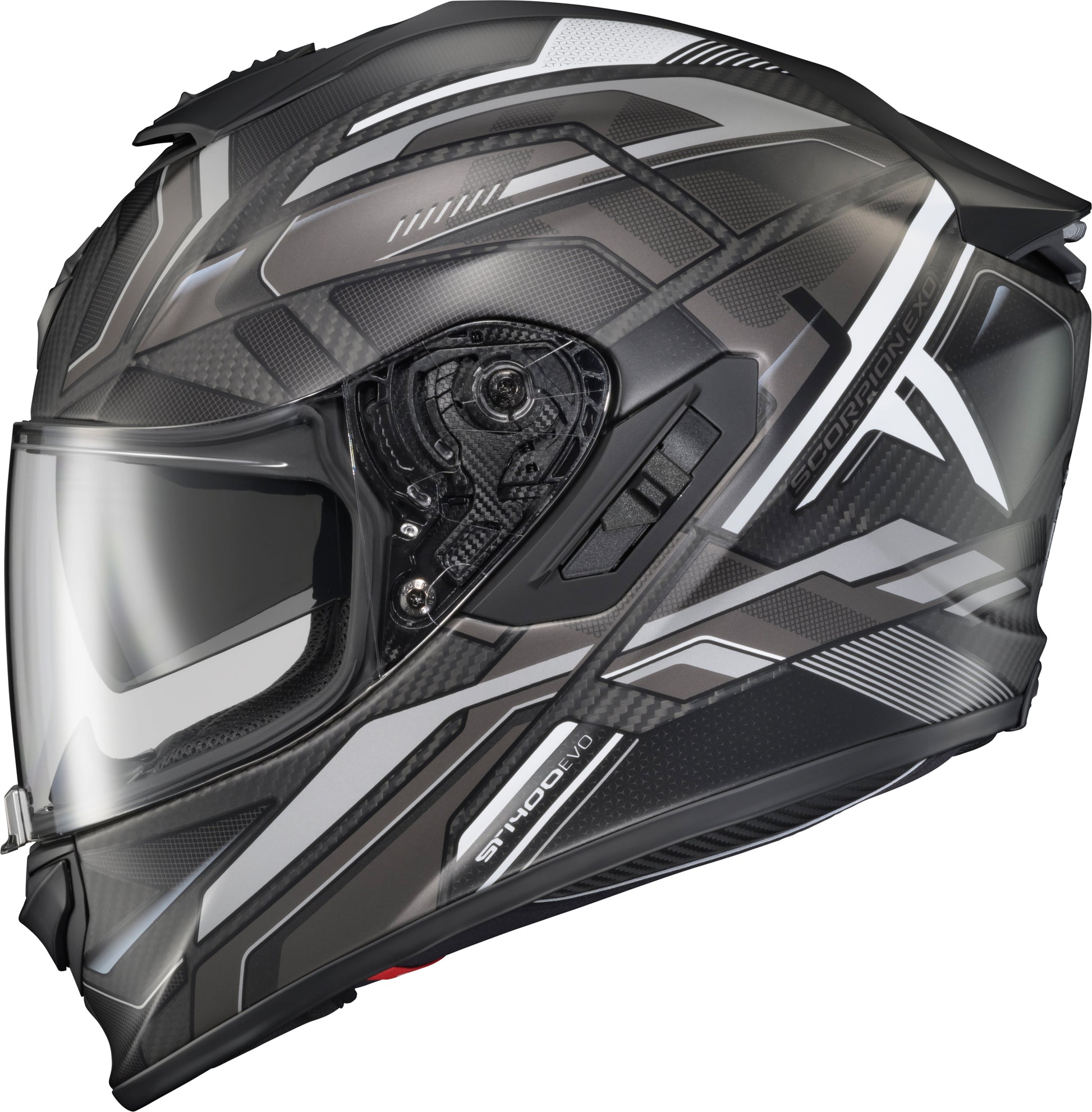 Exo St1400 Evo Carbon Helmet Hex Matte Grey Md