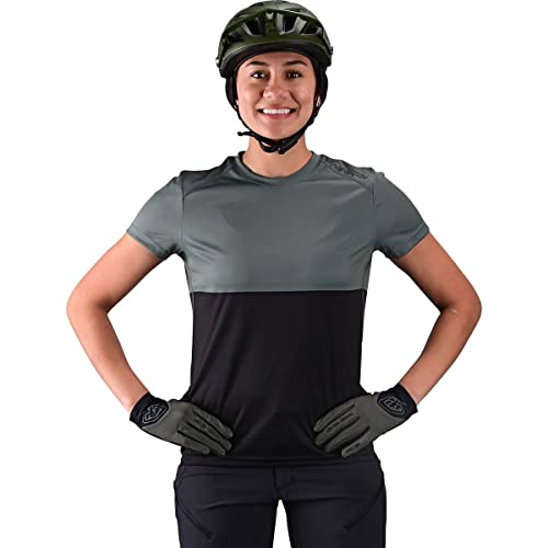 Troy Lee Designs WOMEN's Lilium Short-Sleeve Block MTB Bicycle Jersey