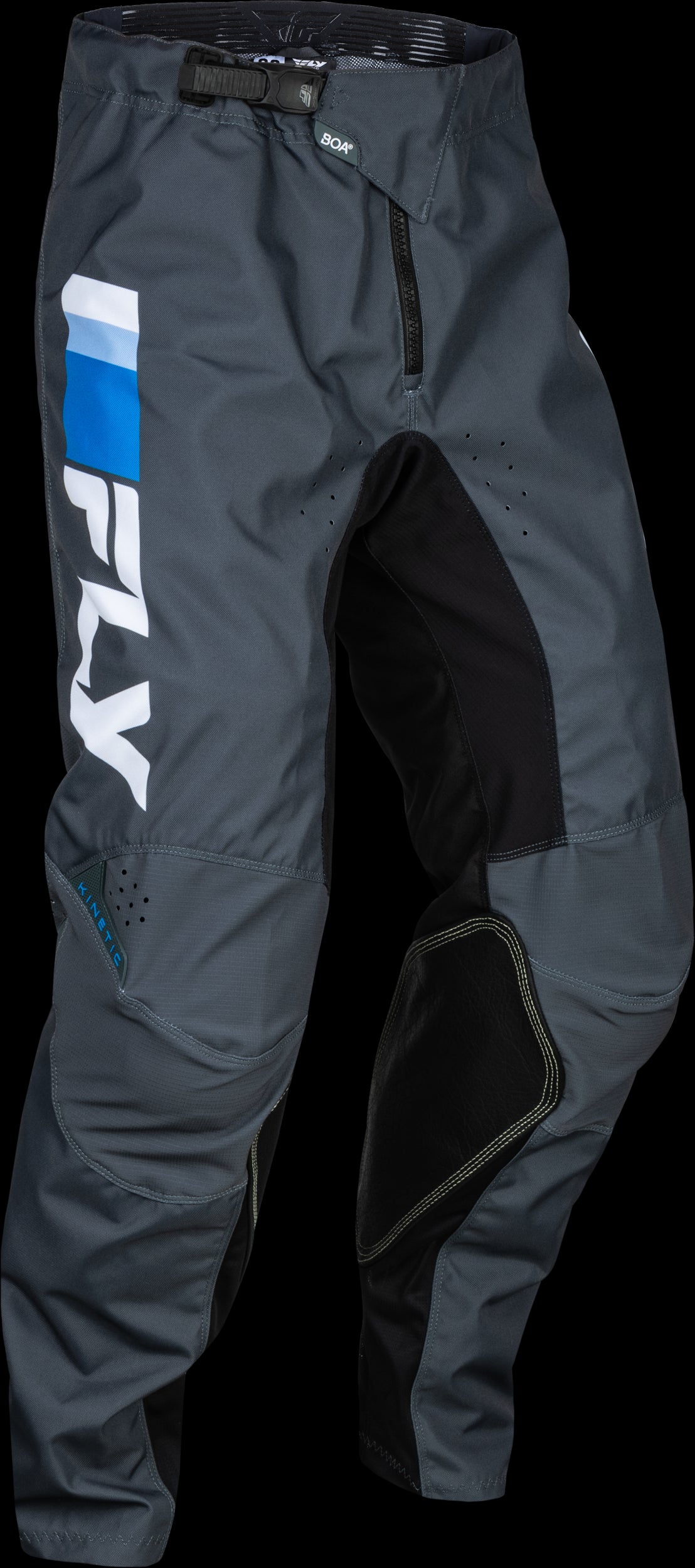 Fly Racing Kinetric Prix MX Pants (Blue/Charcoal/White)