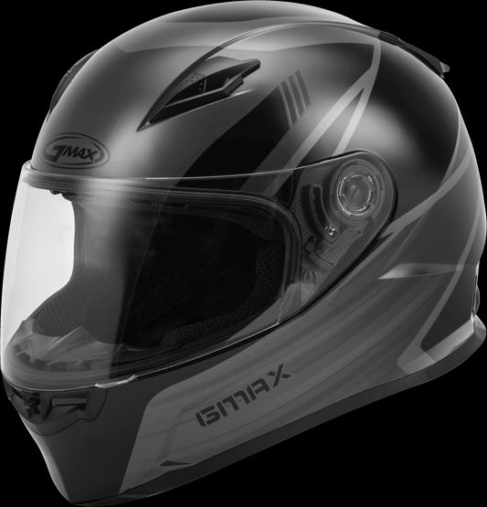 GMAX FF-49 Deflect Motorcycle Helmet (Black/Grey)