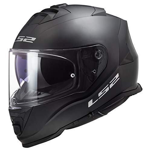 LS2 Helmets Assault Full Face Motorcycle Helmet W/SunShield (Matte Black - XX-Large)