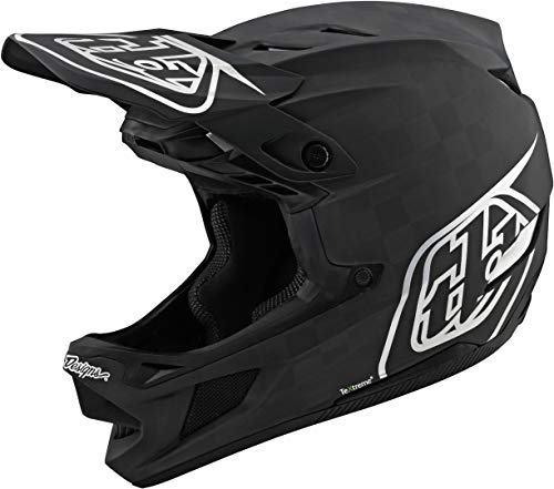 Troy Lee Designs D4 Carbon Full Face Mountain Bike Helmet Youth  - Black/Silver, X-Large