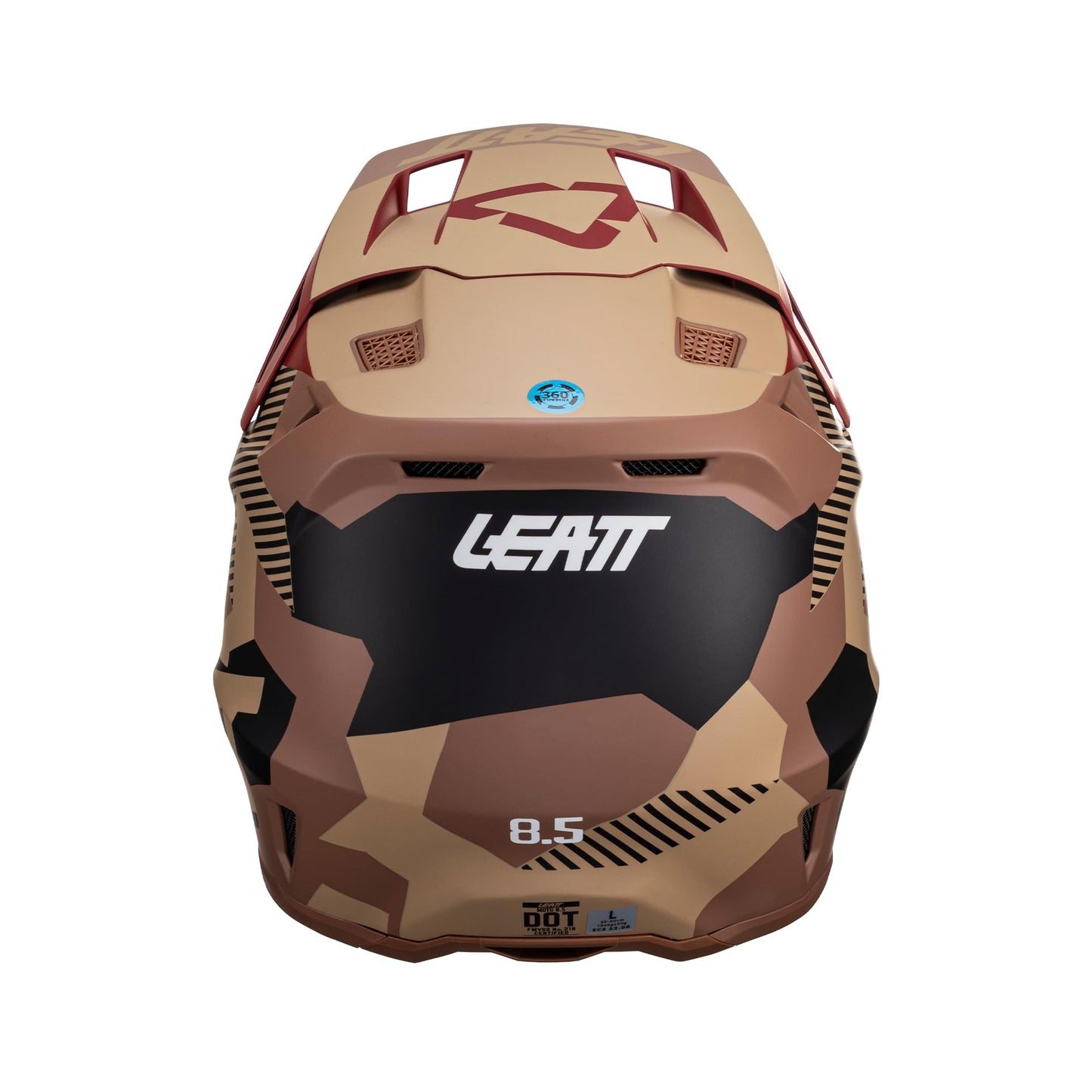 Leatt Helmet Kit Moto 8.5 V24 RubyStone - Medium 57-58cm