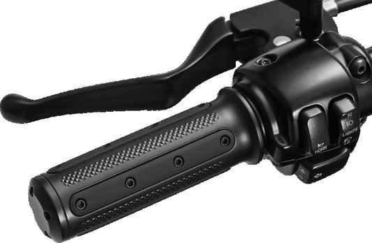 Kuryakyn Heavy Industry Grips Dual Cable Black