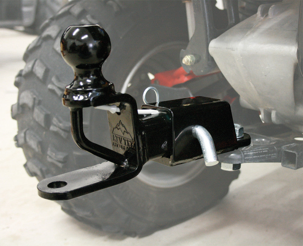 ATV TEK Trio Heavy Duty Receiver Hitch with Ball Mount (TRH1)