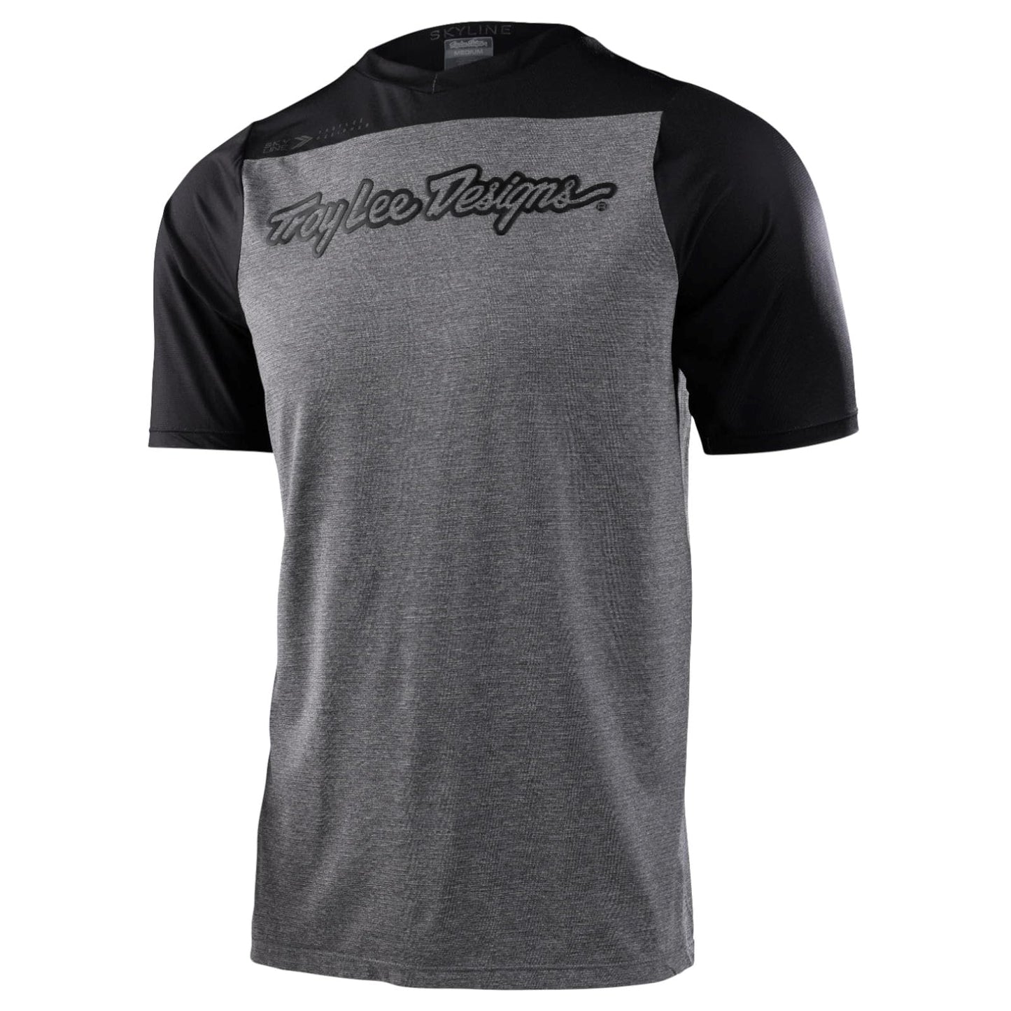 Troy Lee Designs Skyline Signature Short Sleeve Jsersey (Heather Gray) - Small