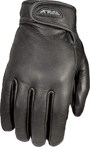 FLY Racing Adult Rumble Leather Motorcycle Gloves (Black)