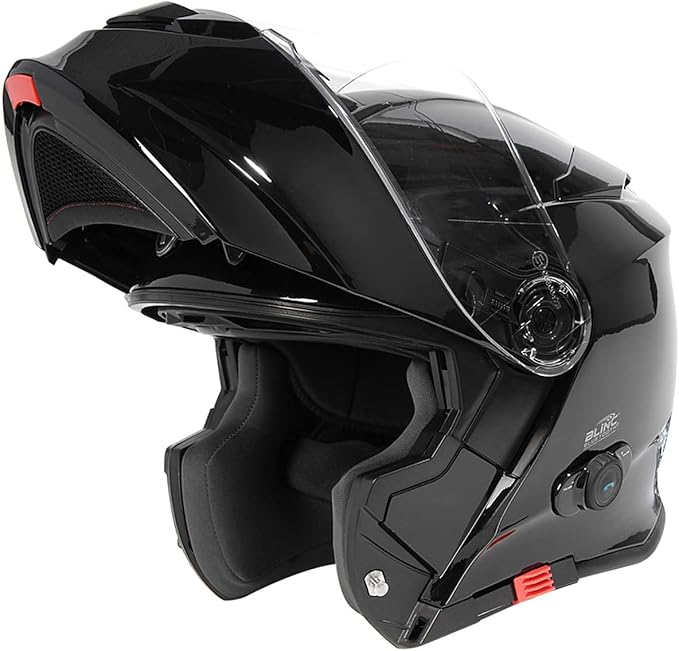 TORC T28B Bluetooth Integrated Motorcycle Helmet (Gloss Black)