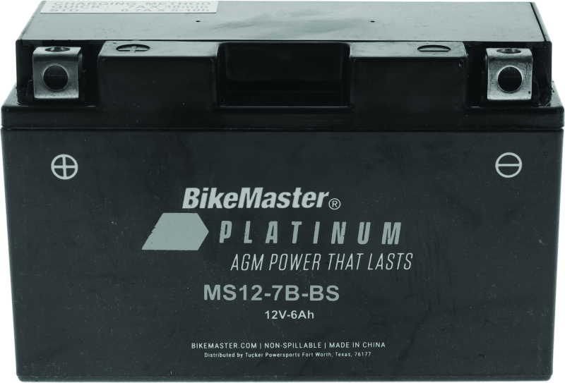 BikeMaster AGM Battery - MS12-7B-BS