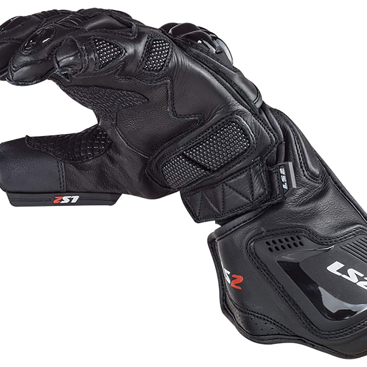 LS2 Helmets Swift Glove (Black - 3X-Large)