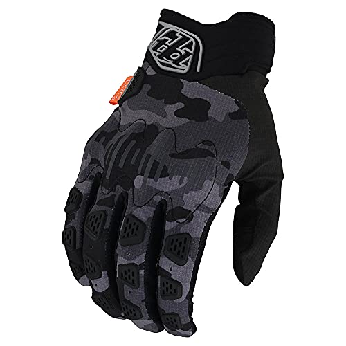 Troy Lee Designs Motocross Motorcycle Dirt Bike Racing Mountain Bicycle Riding Gloves, Scout Gambit Glove Camo (Gray, Small)