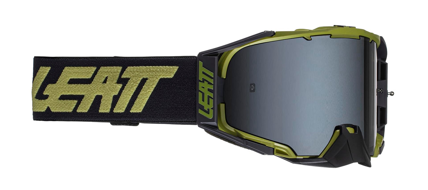 Leatt Goggle Velocity 6.5 Desert Adult (Black/Green with Platinum Lens)