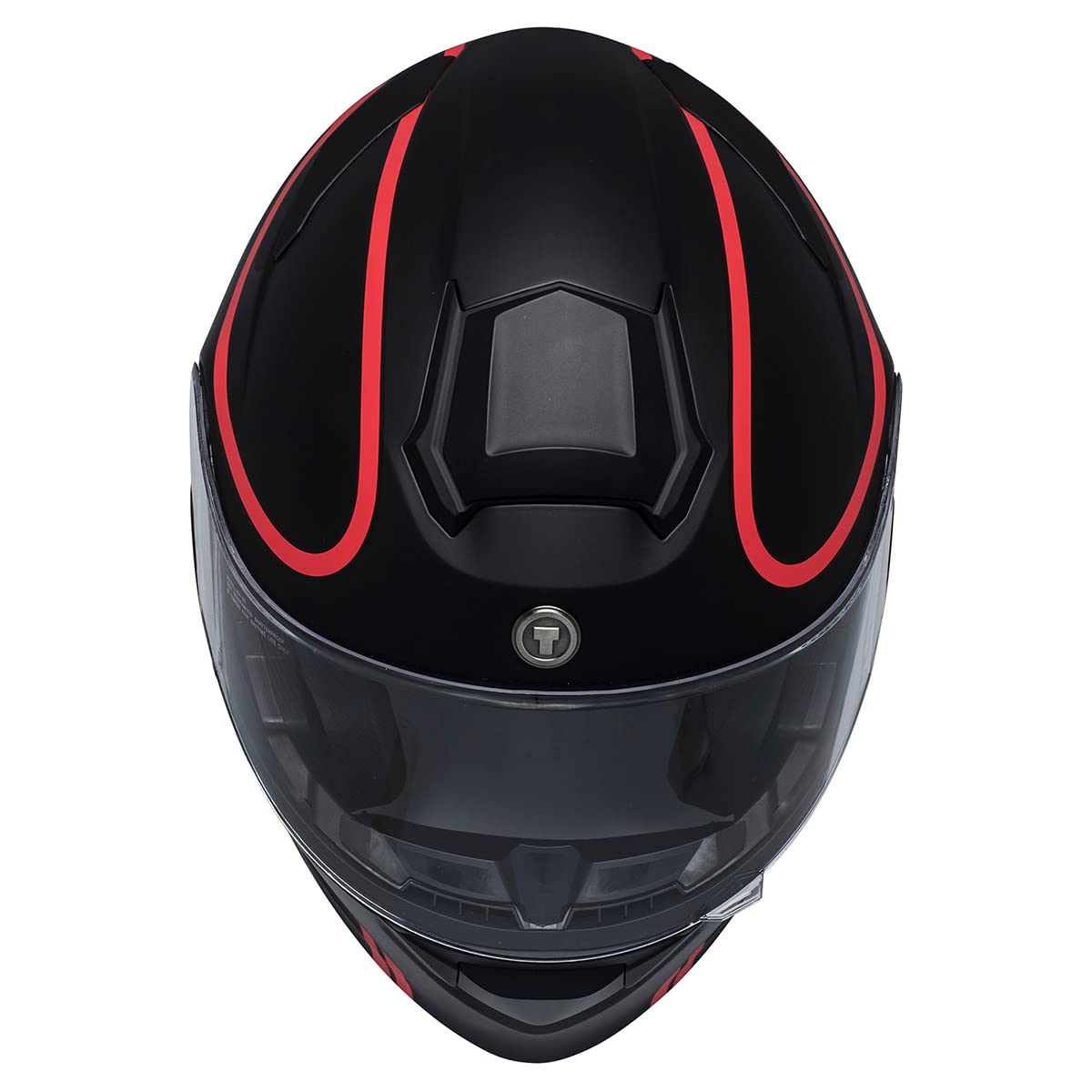 TORC T28B Bluetooth Integrated Motorcycle Helmet (Vapor Red) - XS