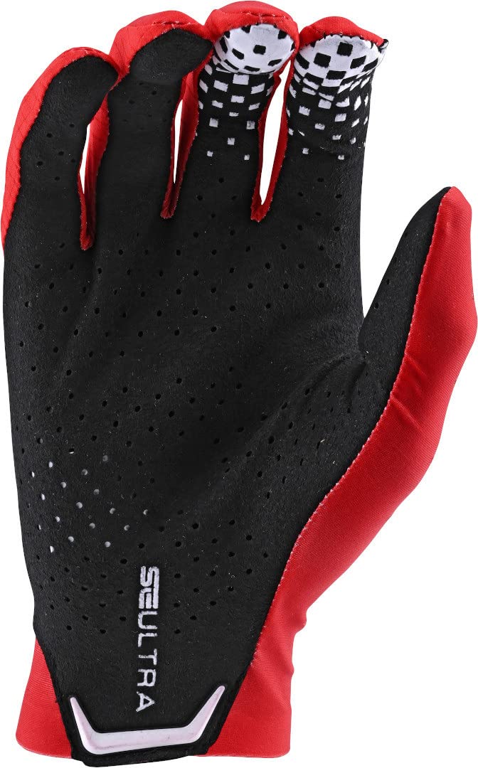 Troy Lee Designs Motocross Motorcycle Dirt Bike Racing Mountain Bicycle Riding Gloves, SE Ultra Glove (Red, XX-Large)