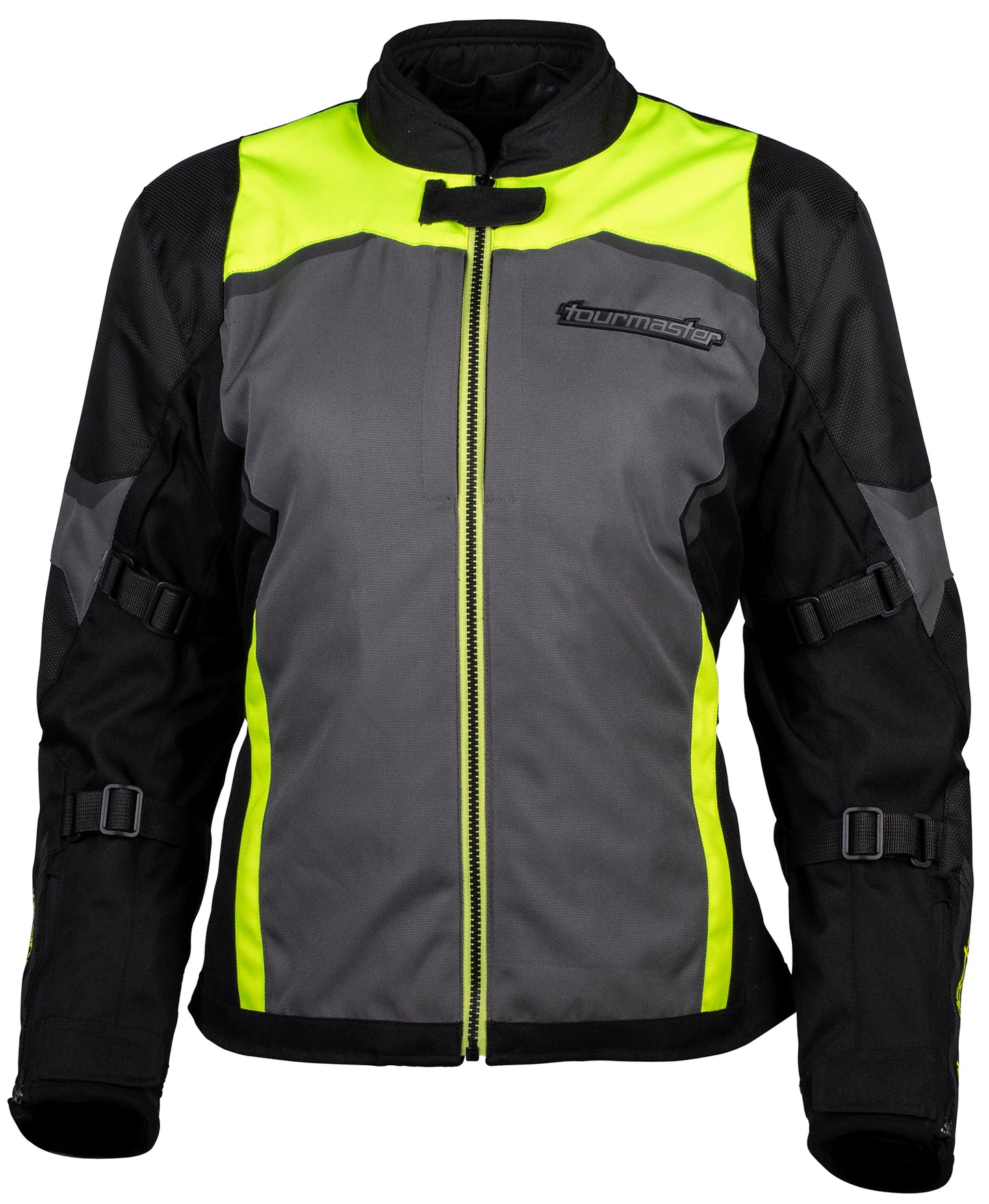 Tourmaster Intake Motorcycle Jacket (Black/Hi-Viz)