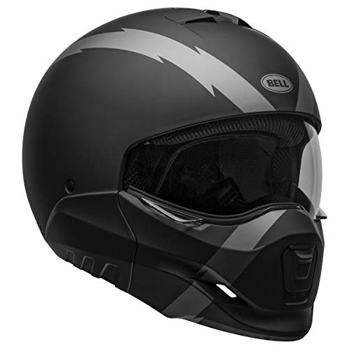 Bell Broozer Motorcycle Helmet (Arc Matte Black/Gray)