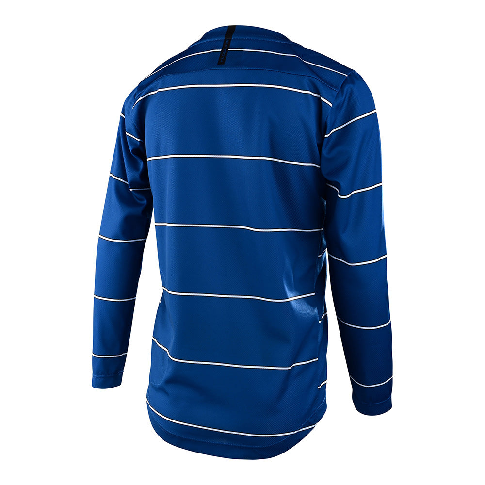 Troy Lee Designs Youth Flowline Revert Longsleeve Jersey (True Blue)