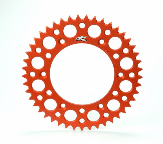 Renthal 21-24 KTM 85 SX Rear Grooved Sprocket - Orange 428-48P Teeth