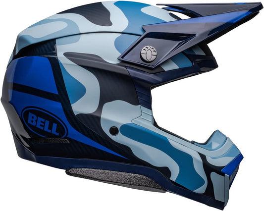 Bell Moto-10 Spherical MIPS Helmet (Ferrandis Mechant Matte/Gloss Dark Blue/Light Blue)