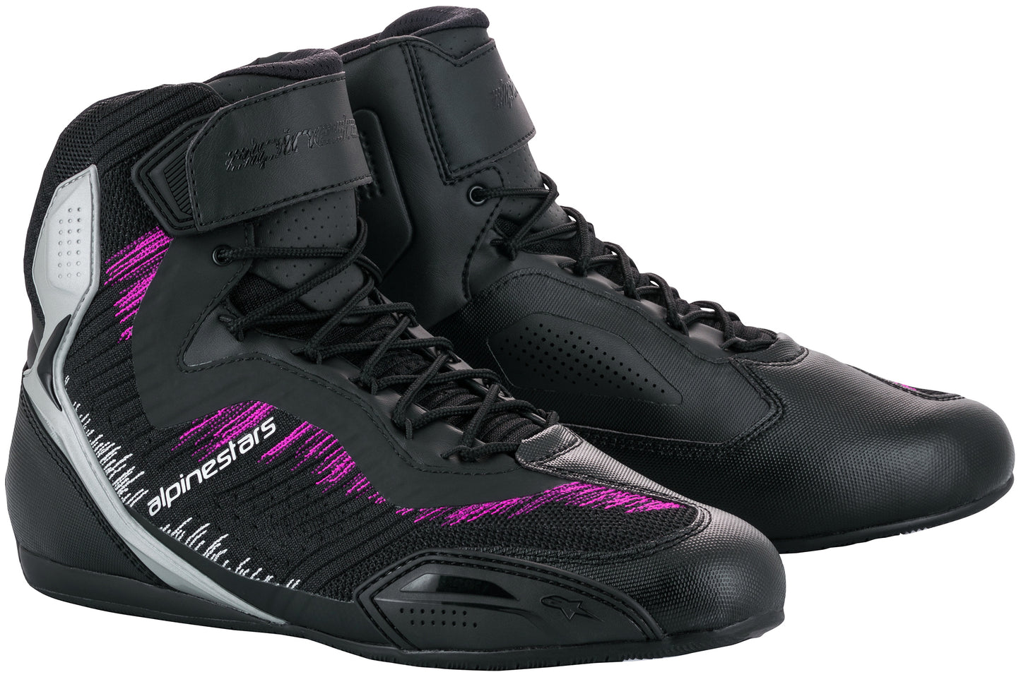 Alpinestars Women Stella Faster-3 Rideknit Shoes (Black / Pink)