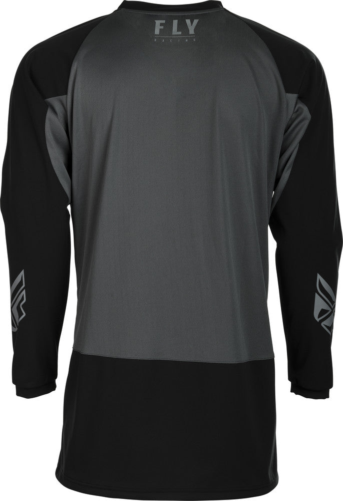 Fly Racing Windproof Riding Jersey (Black/Grey)