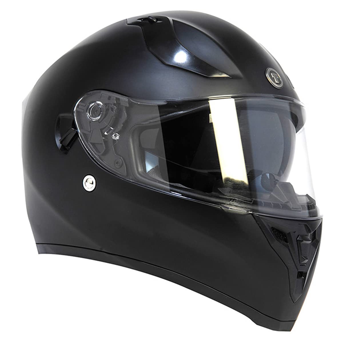 TORC T15B Bluetooth Integrated Motorcycle Helmet (Matte Black) - XS