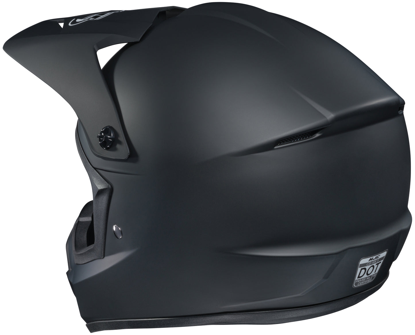 HJC CS-MX 2 Motorcycle Helmet (Matte Black) - Medium