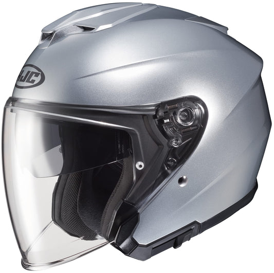 HJC i30 Motorcycle Helmet (Silver) - Small