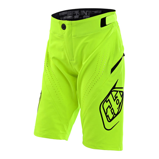 Troy Lee Designs Youth Sprint Mono Shorts (Yellow) Size Youth 22