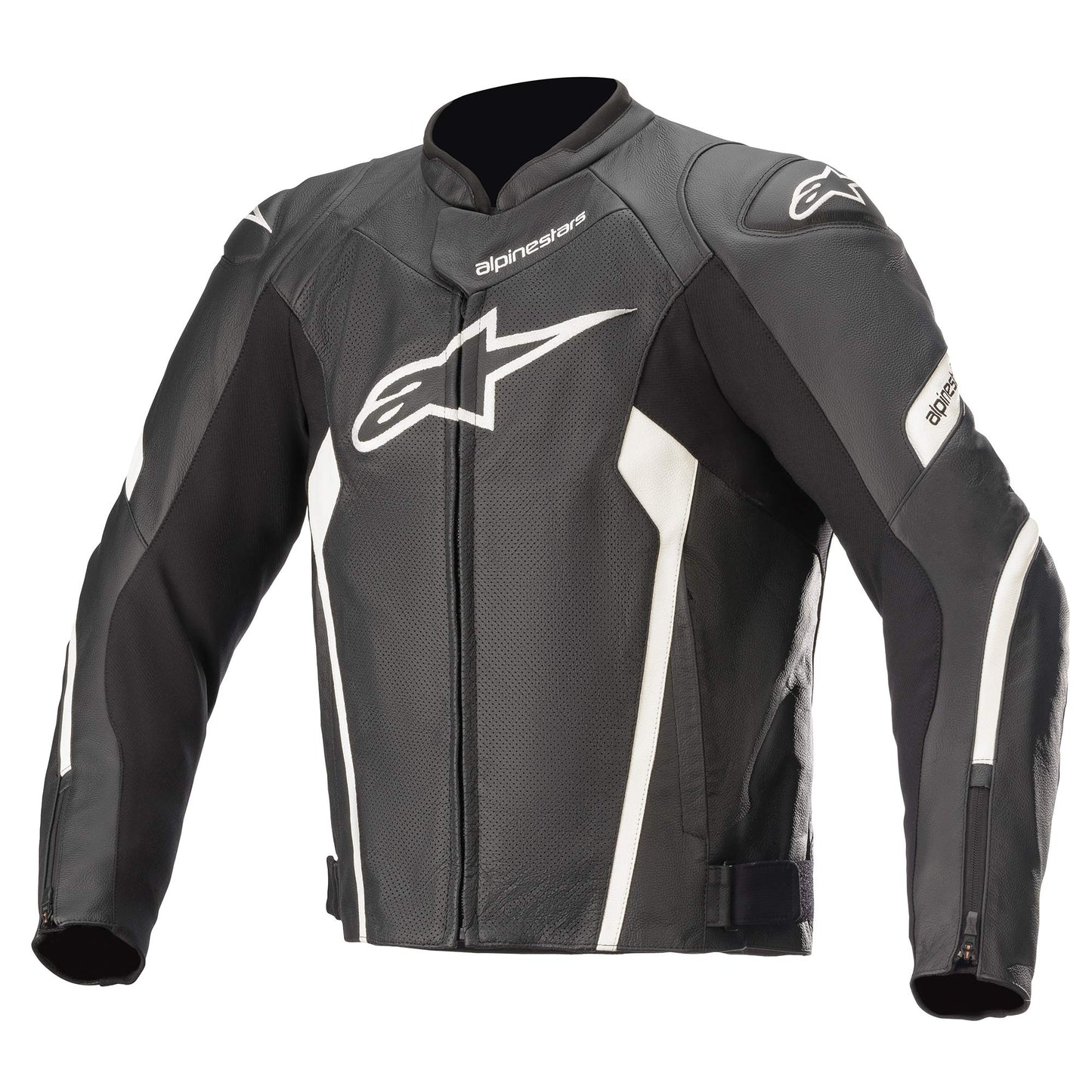 Alpinestars Faster V2 Airflow Motorcycle Jacket (Black/White) Size 60