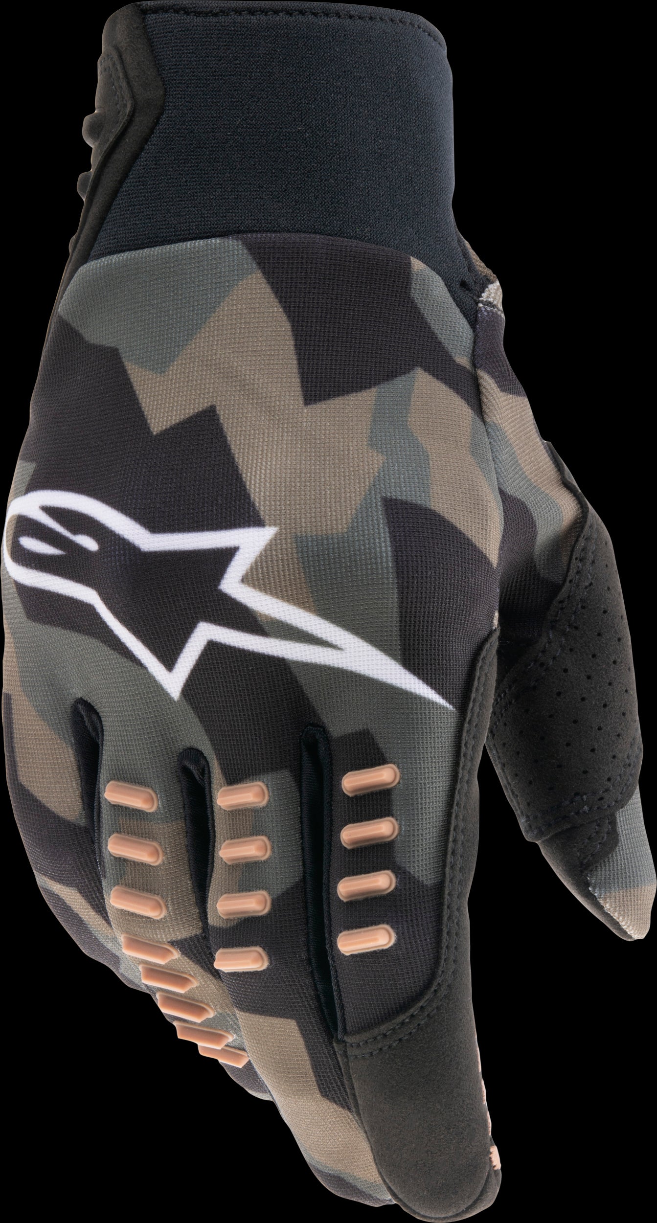 Alpinestars SMX-E Gloves (Black Camo/Sand) - Small