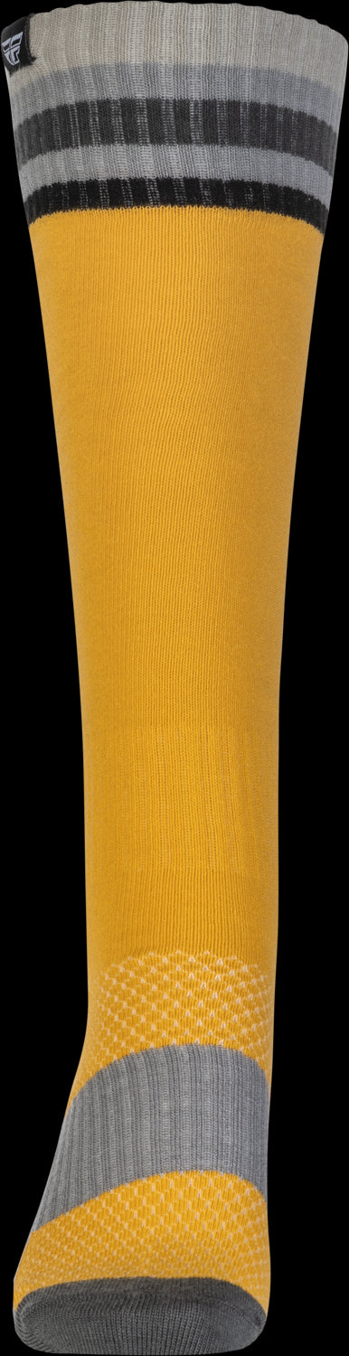 FLY Racing Adult MX Thin Socks (Yellow) - Small/Medium