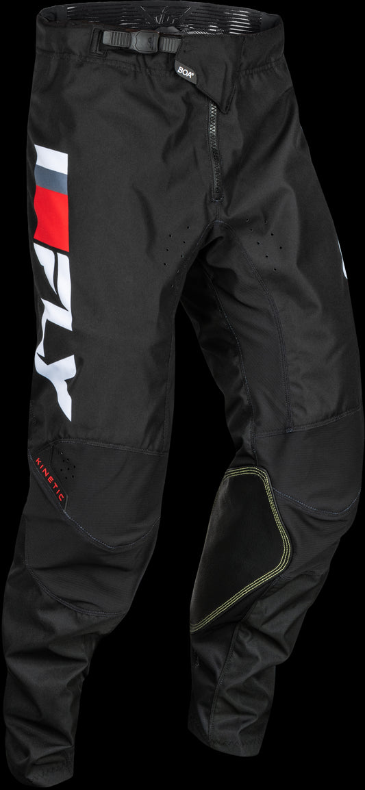 Fly Racing Kinetric Prix MX Pants (Red/Grey/White)