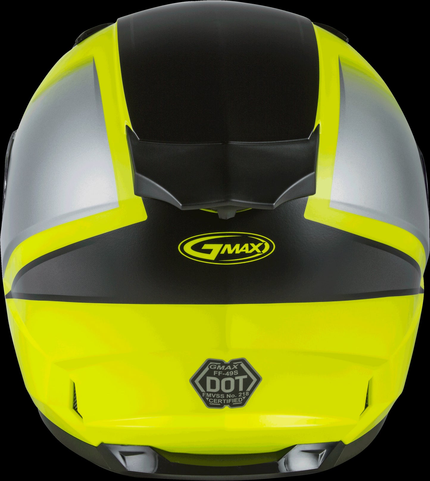 GMAX FF-49S Hail Snow Helmet (Matte Hi-Vis/Black/Grey) - XXL