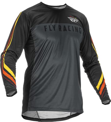 FLY Racing Adult Lite SE Speeder Jersey (Metal/Red/Yellow) - 2XL