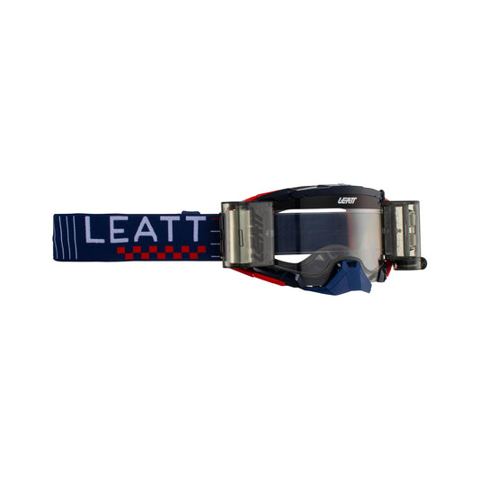 Leatt Velocity 5.5 Roll-Off Goggle (Royal w/ Clear Lens)