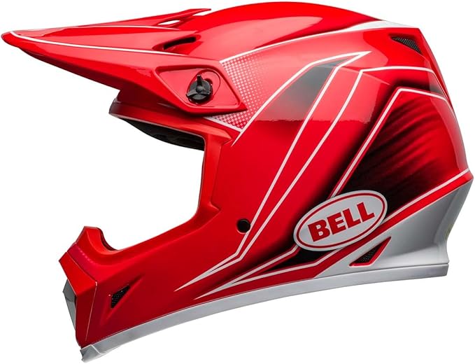 Bell MX-9 MIPS Dirt Helmet (Zone Gloss Red) - Medium