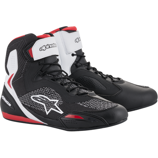 Alpinestars Faster-3 Rideknit® Shoes (Black / White / Red)