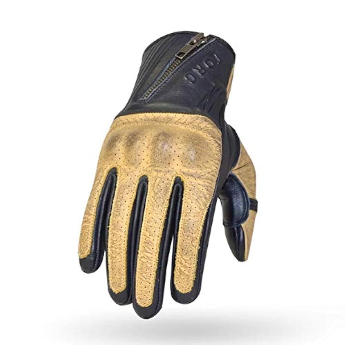 TORC San Pedro Motorcycle Gloves (Blue Cream)