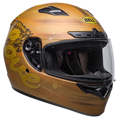 Bell Qualifier DLX MIPS Street Helmet (Hart Luck Live Matte Gold - Small)