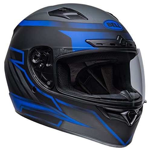 Bell Qualifier DLX MIPS Street Helmet (Riser Matte Black/Blue/Gray - Small)