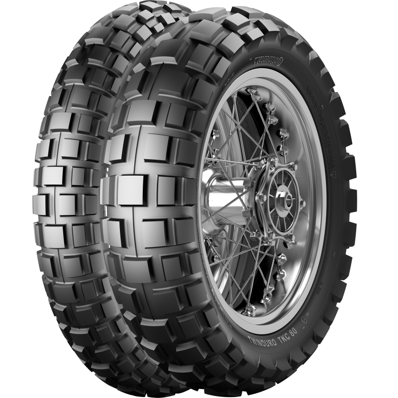 Continental TKC 80 Twinduro M+S Front Tire - 90/90-21 M/C 54T TL