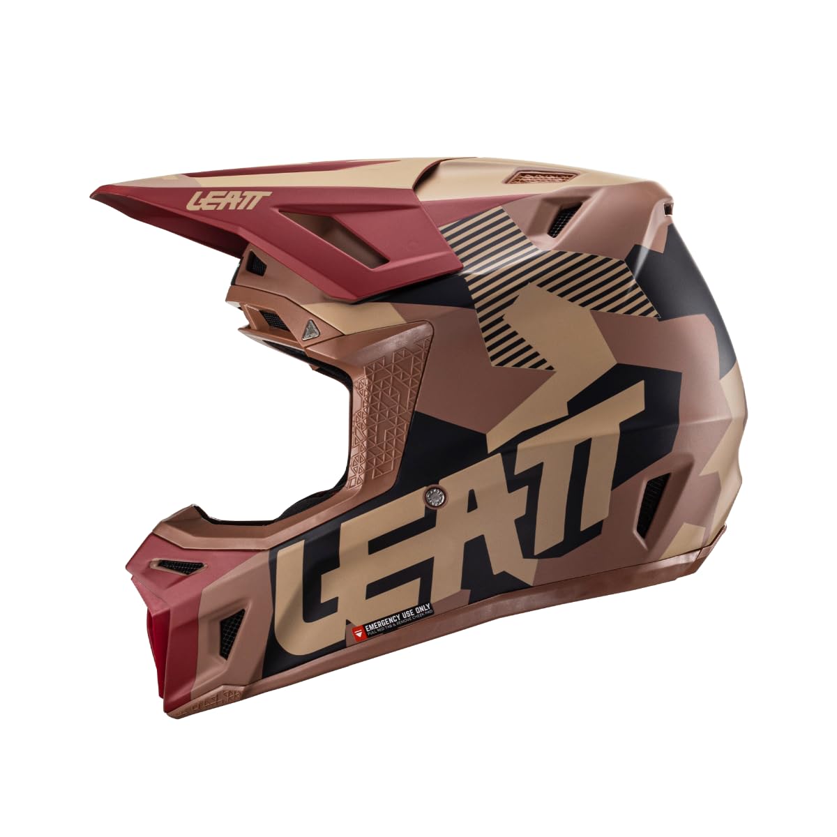 Leatt Helmet Kit Moto 8.5 V24 RubyStone - Medium 57-58cm