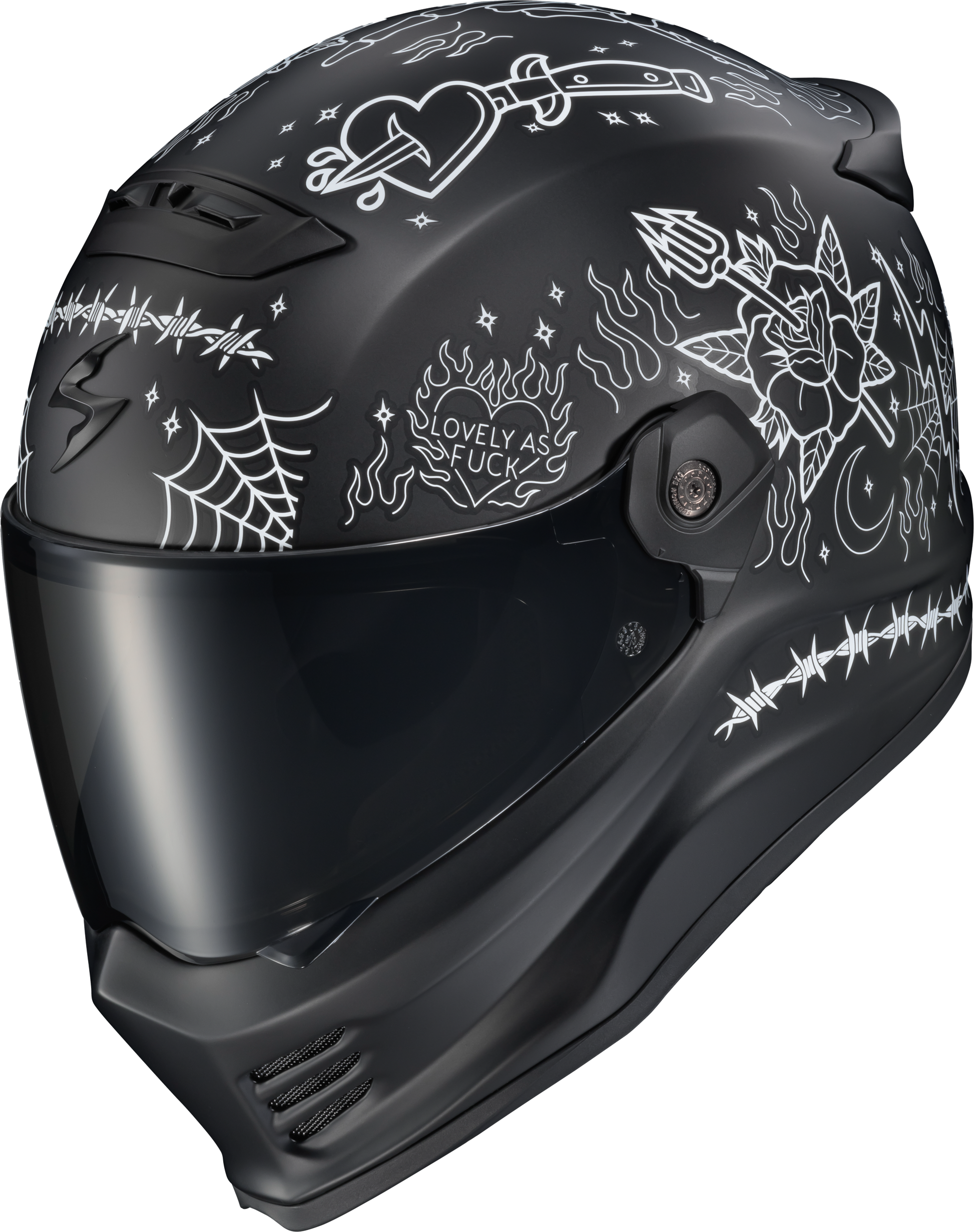 Covert Fx Full Face Helmet The Litas 2 Black Xs