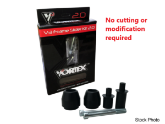 Vortex Racing 13-19 Kawasaki ZX 6 R 636 V3 2.0 Frame Slider Kit- No Cut