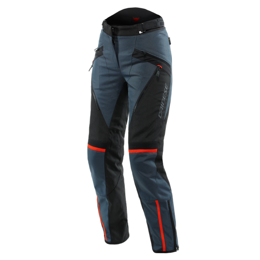 Dainese Tempest 3 Lady D-Dry Pants Ebony/Black/Lava-Red Size - 42