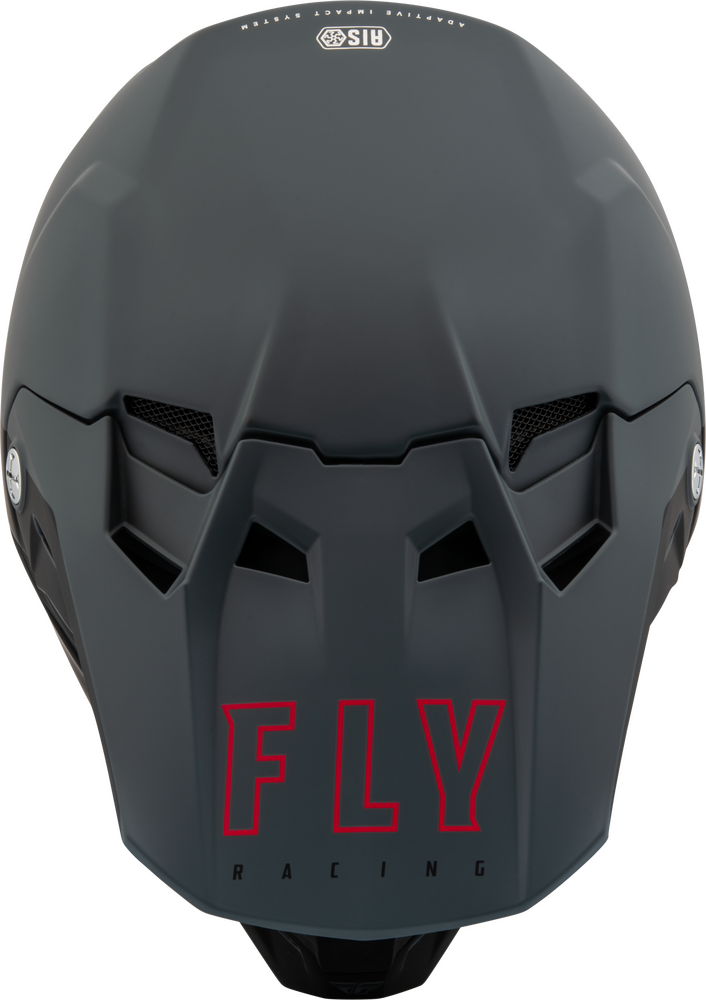 Fly Racing 2023 Adult Formula CC Driver Helmet (Matte Grey/Black) - Medium