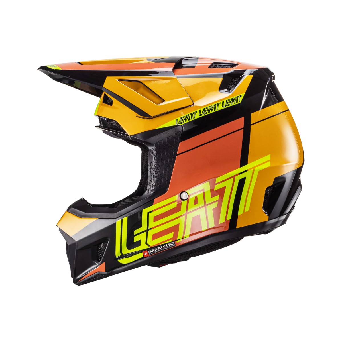 Leatt Helmet Kit Moto 7.5 V24 Citrus - Small 55-56cm